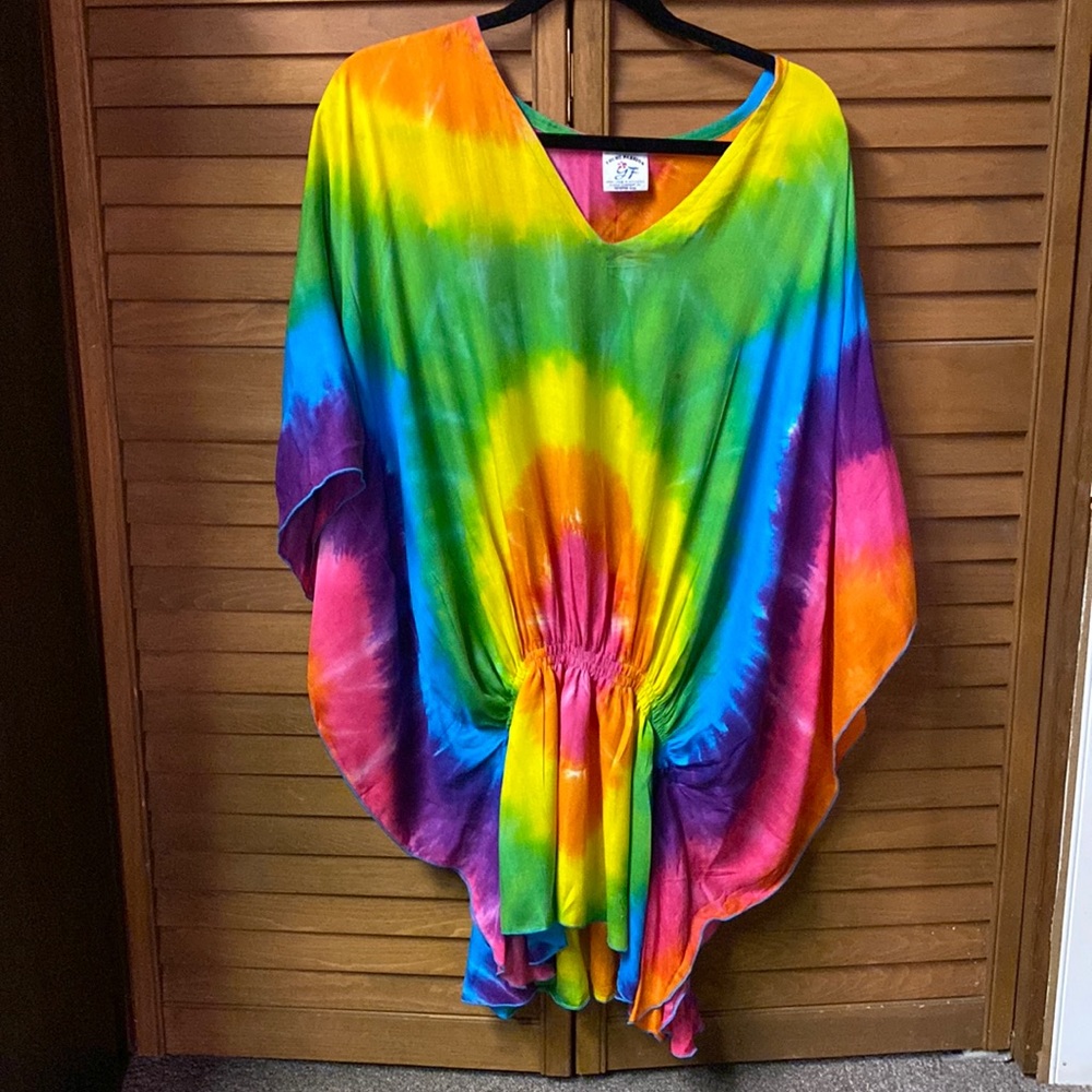 Tie-dye top. Medium-large